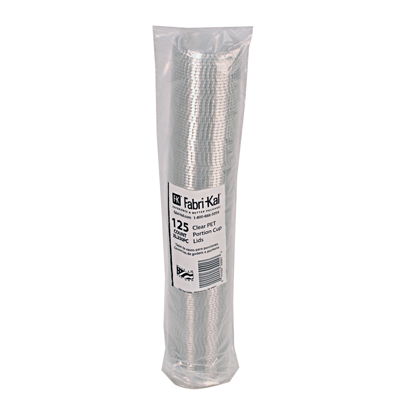 Flat PET Portion Cup Lids, Fits 1.5 oz., 2 oz., and 2.5 oz Flat PET Portion Cup Lids, Fits 1.5 oz., 2 oz., and 2.5 oz