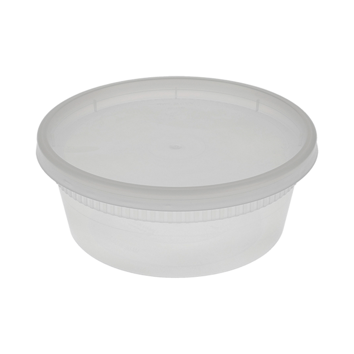 DELItainer® 12 oz. Round Takeout Container and Lid Combo
