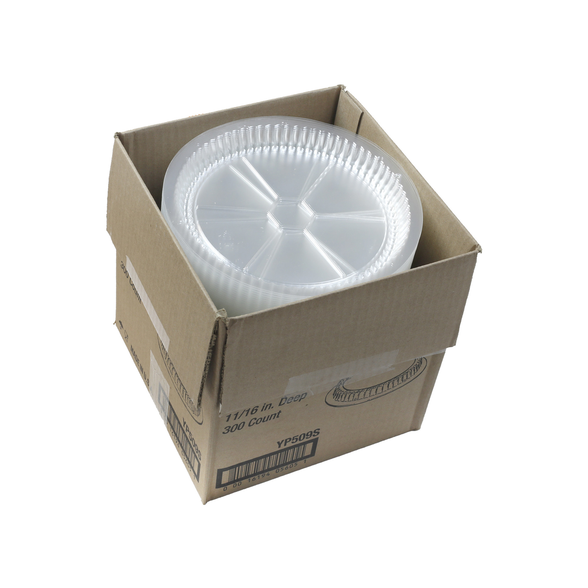 MT0940B 9 Round Plastic Container with Lid