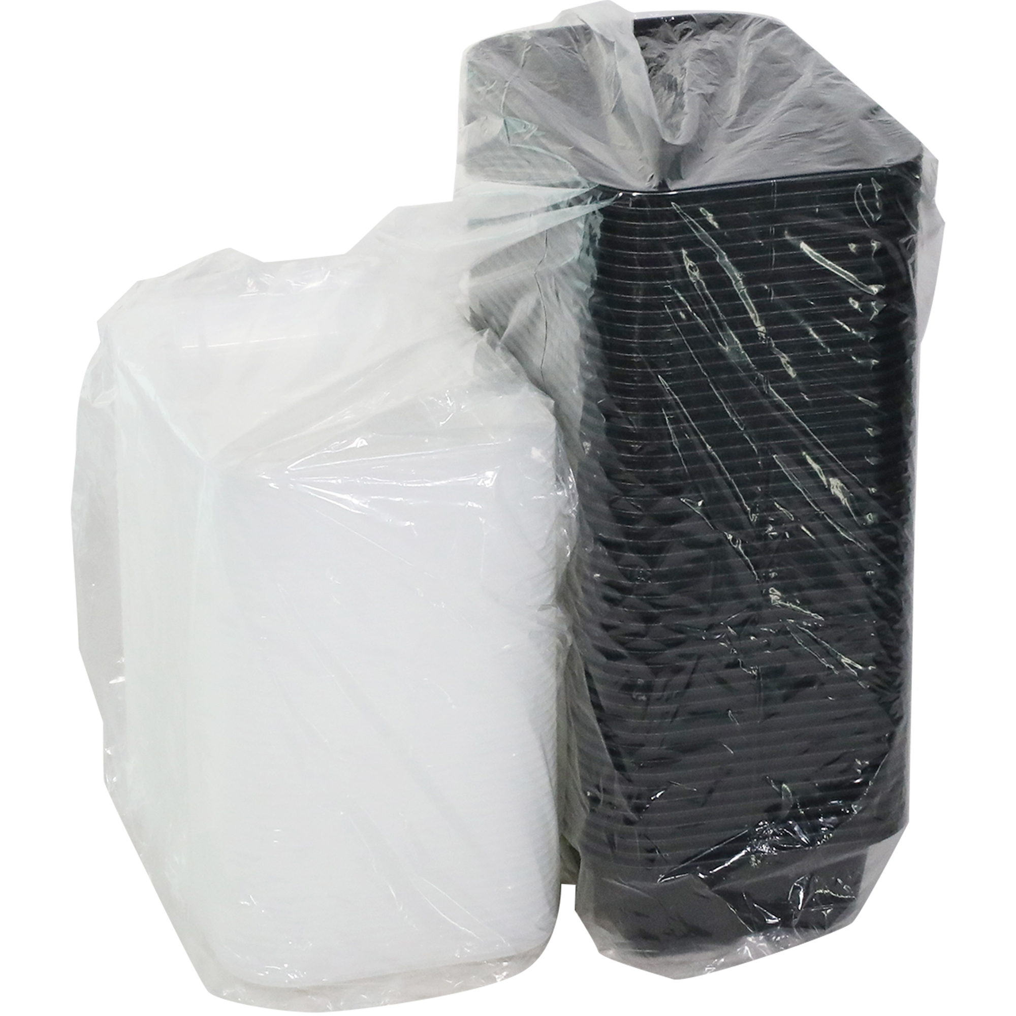 Pactiv VERSAtainers Black/Clear 12oz 4 1/2W x 5 1/2D x 1 3/4H 150/Carton