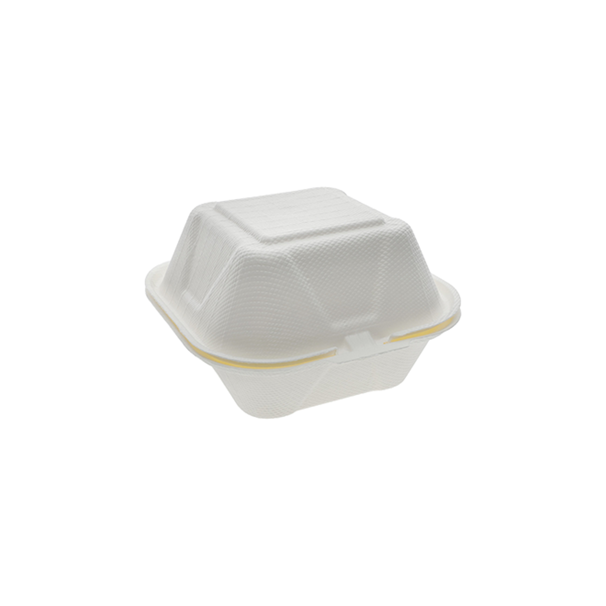 Molded Fiber NPFA Small Hinged Lid Containers 6 x 6 x 3.19, 4