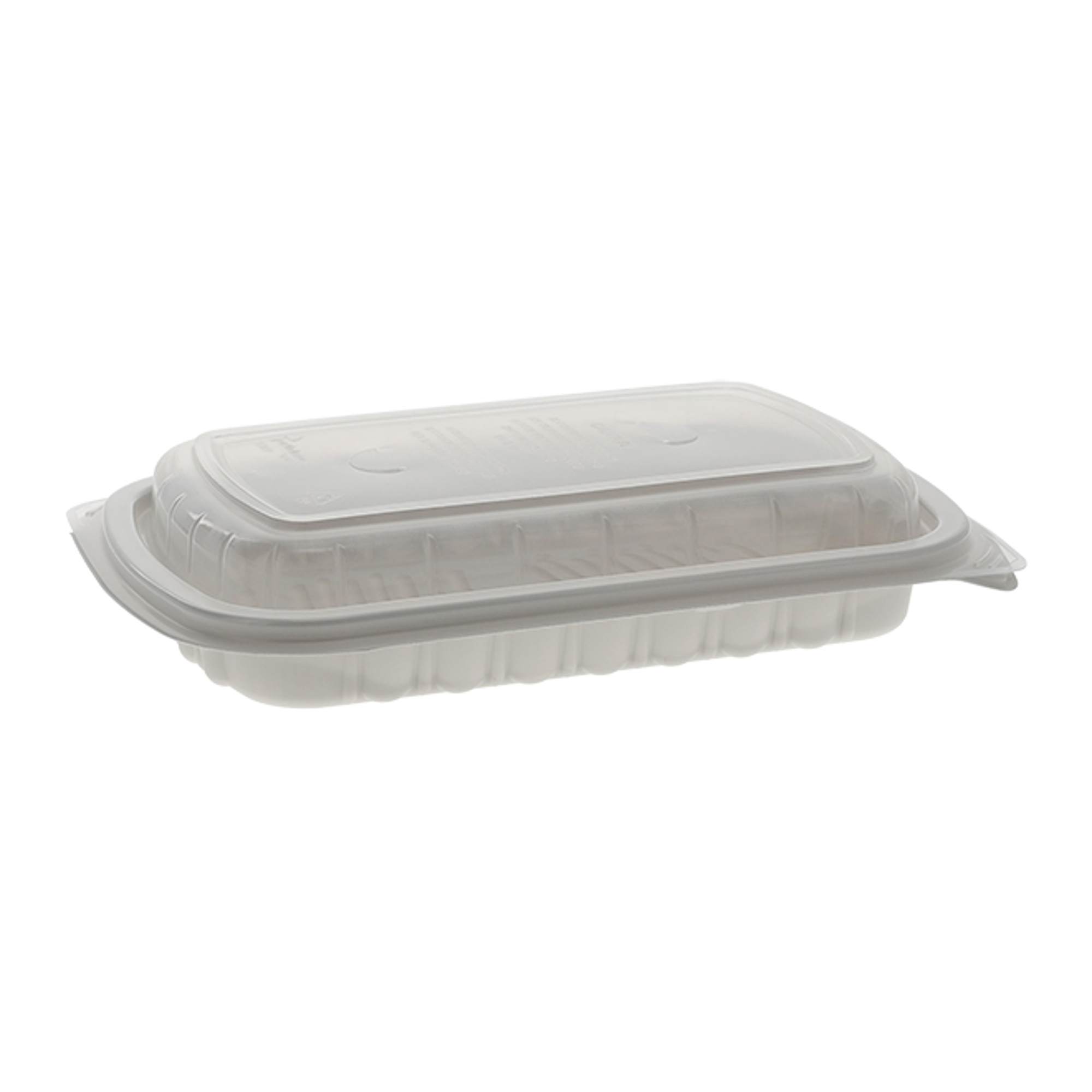 10.8 x 7.1 x 2.1 Hot BBQ Half Rib Food Display Takeout