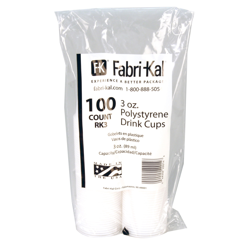 RK 3 oz. Polystyrene Cups | Pactiv Evergreen