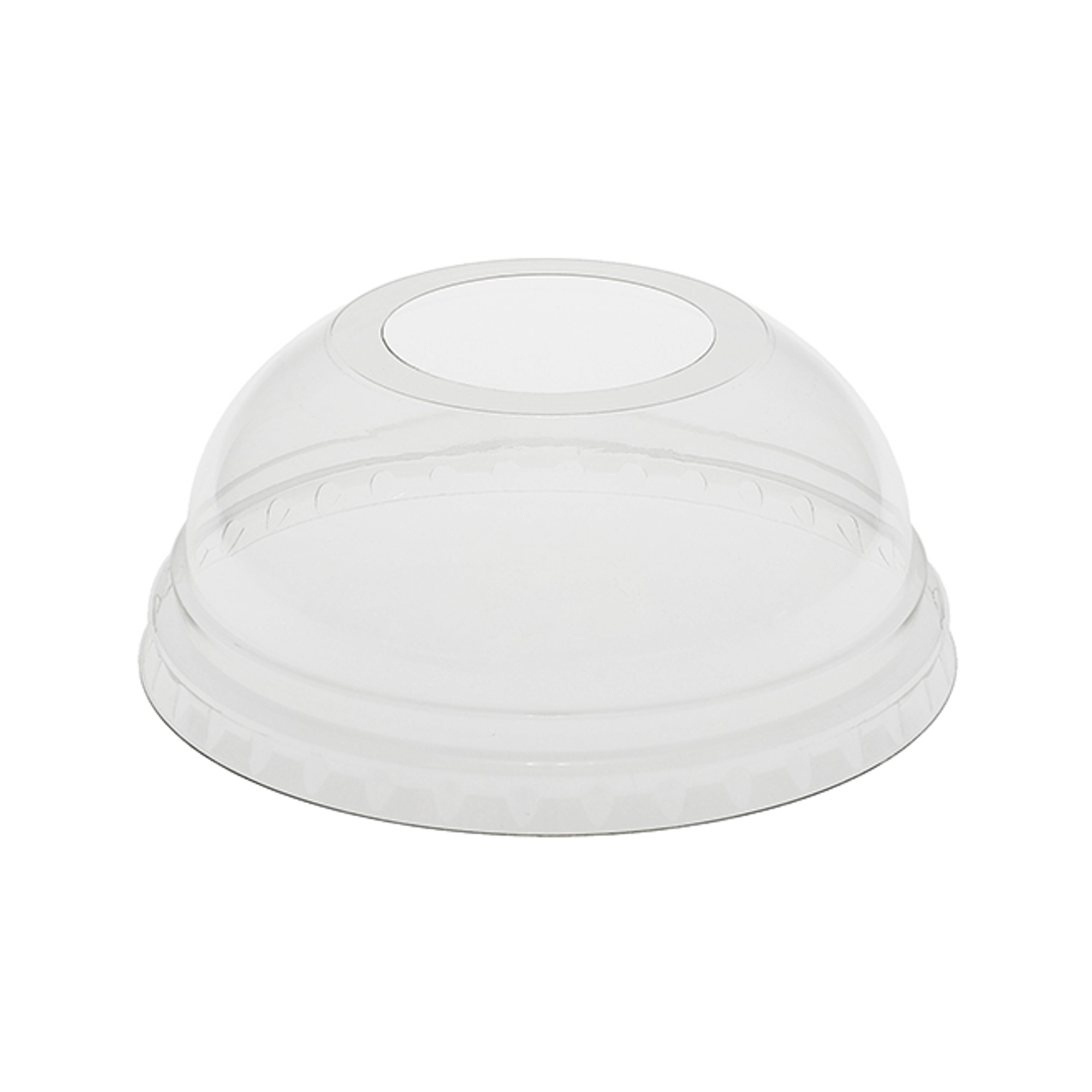 32 oz Cup Dome Lid With Small Hole, Clear, 1,000 ct. | Pactiv