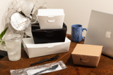 variety of take out containers on a desk