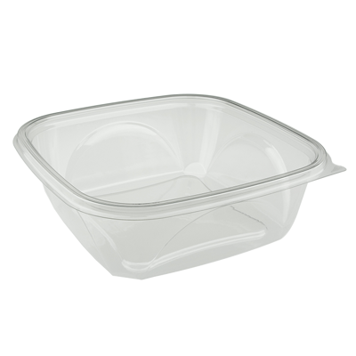 Total Solution® Small Rectangle Plastic Lid with Green Seal