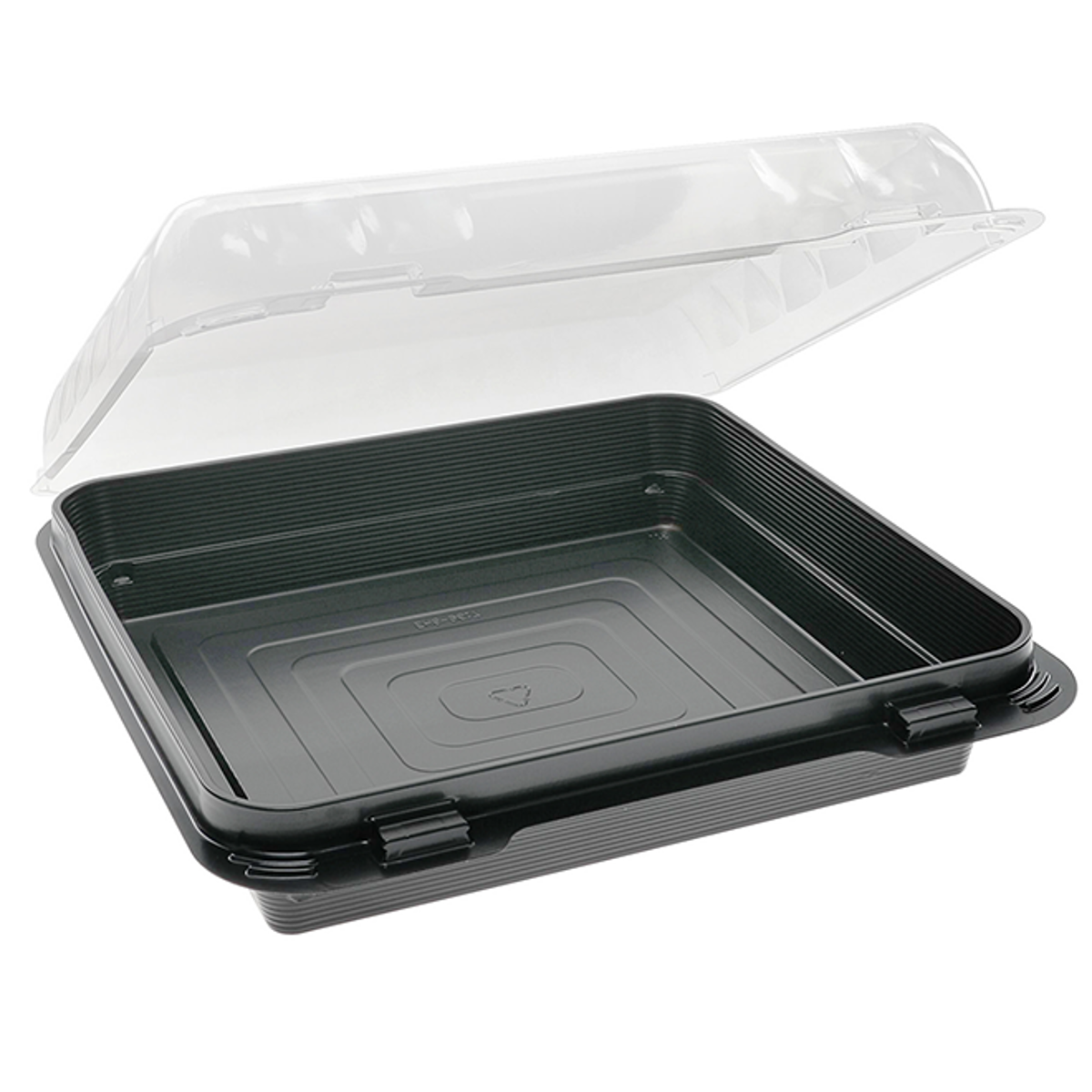 PACYCNW0851, Pactiv EarthChoice® Vented Microwavable Hinged-Lid Takeout  Container, 1-Compartment, 8.5 in x 8.5 in x 3 in, Mineral-Filled  Polypropylene (MFPP, Foam Alternative), White
