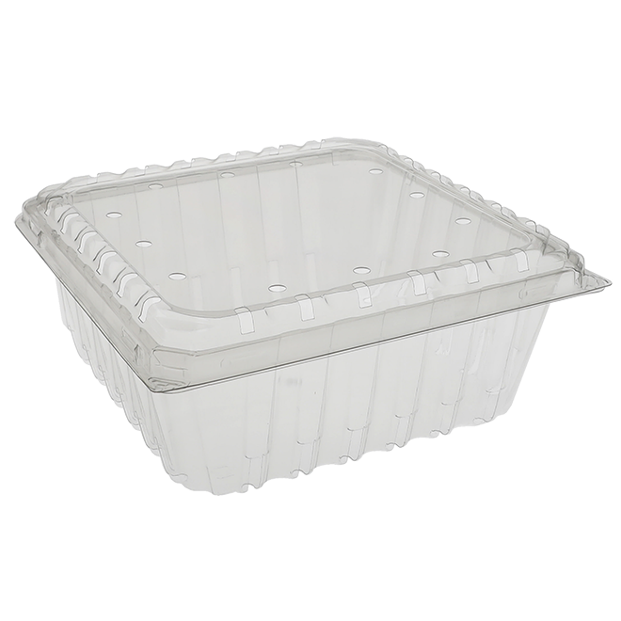 32 oz. Blueberry Hinged Lid Container | Pactiv Evergreen