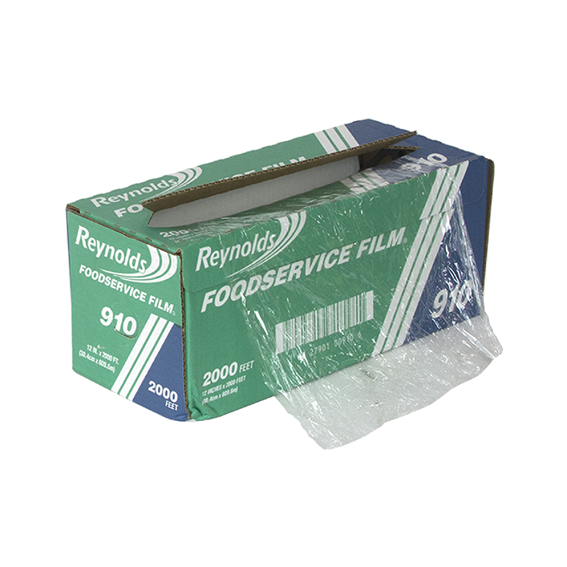 Reynolds® 12" x 2,000' Food Service Plastic Film Wrap with Metal