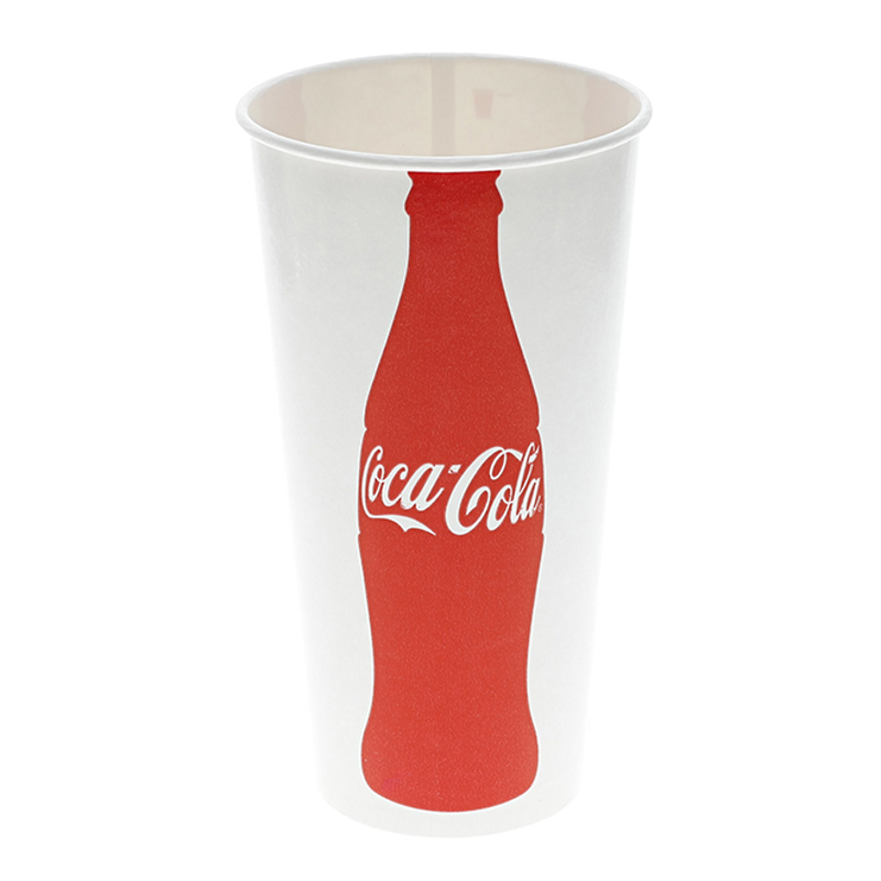 Dixie® Coca Cola® New Wave Poly Paper Cup - 22 oz.