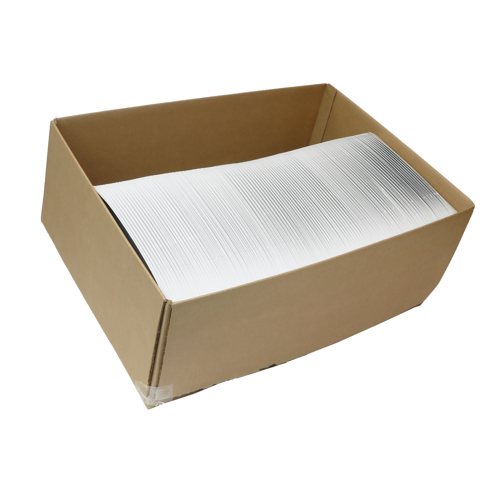 10.9 X 9.93 Pizza Paperboard Hinged Lid Container, White, 220 ct.