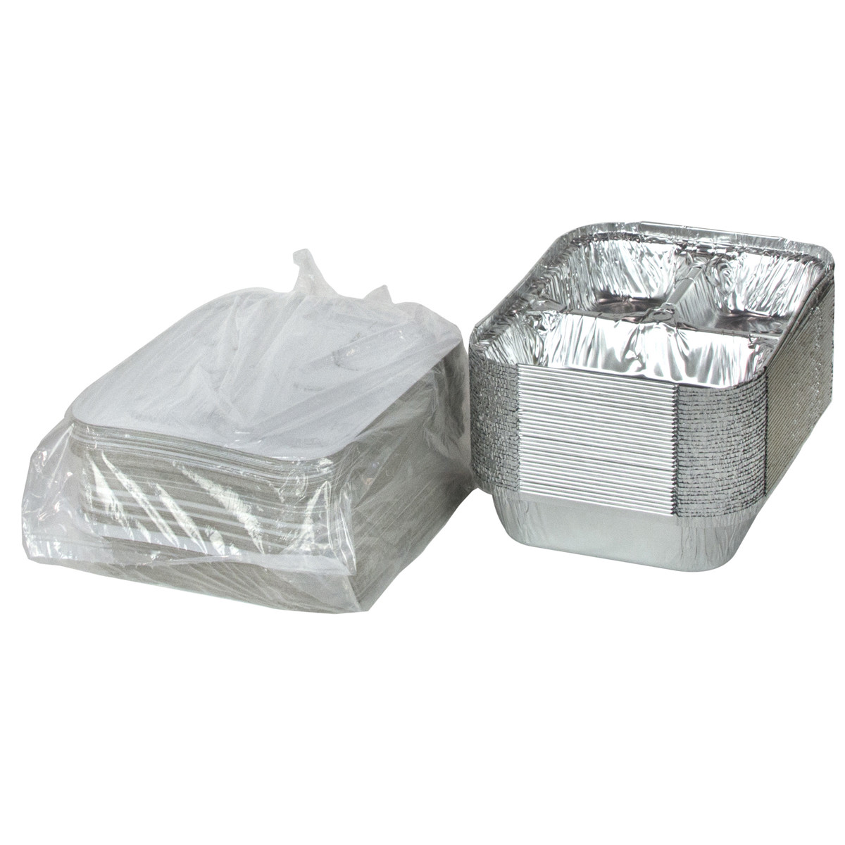 4153 Large Foil Take-Away Container 