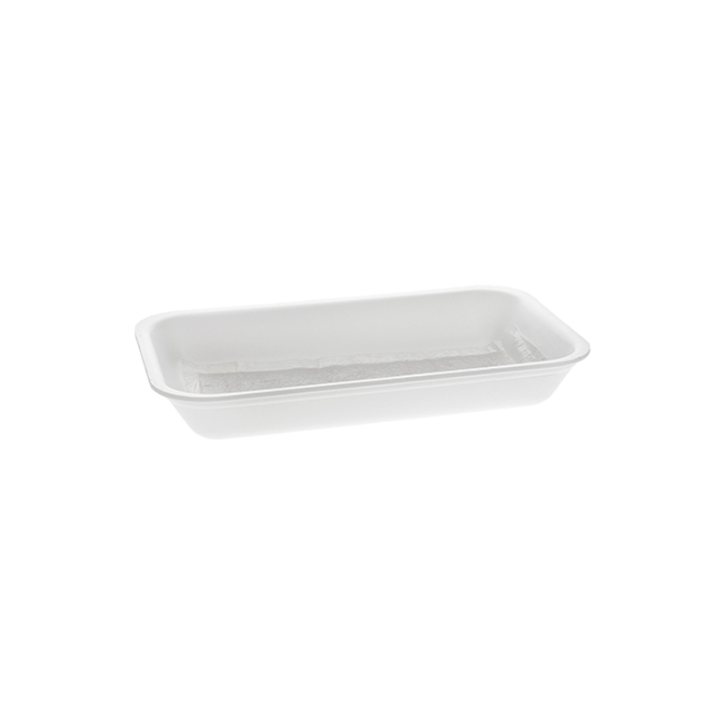 10D Polystyrene Foam Processor Tray with Pouch Pad | Pactiv Evergreen