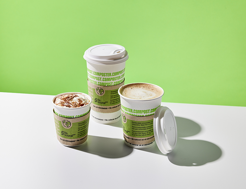 GFS Re:Source Paper/PLA Hot Cups/Lids | Pactiv Evergreen