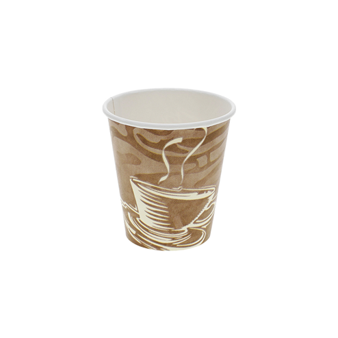 EcoChoice 10 oz. Double Wall Kraft Compostable Paper Hot Cup - 25/Pack