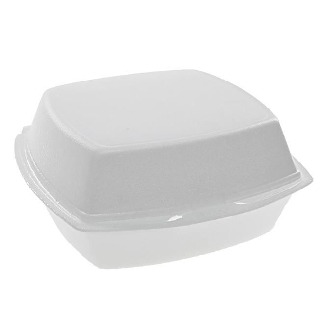 Lapods 101050 Hinged-Lid 6 Strip Connected Plastic Containers