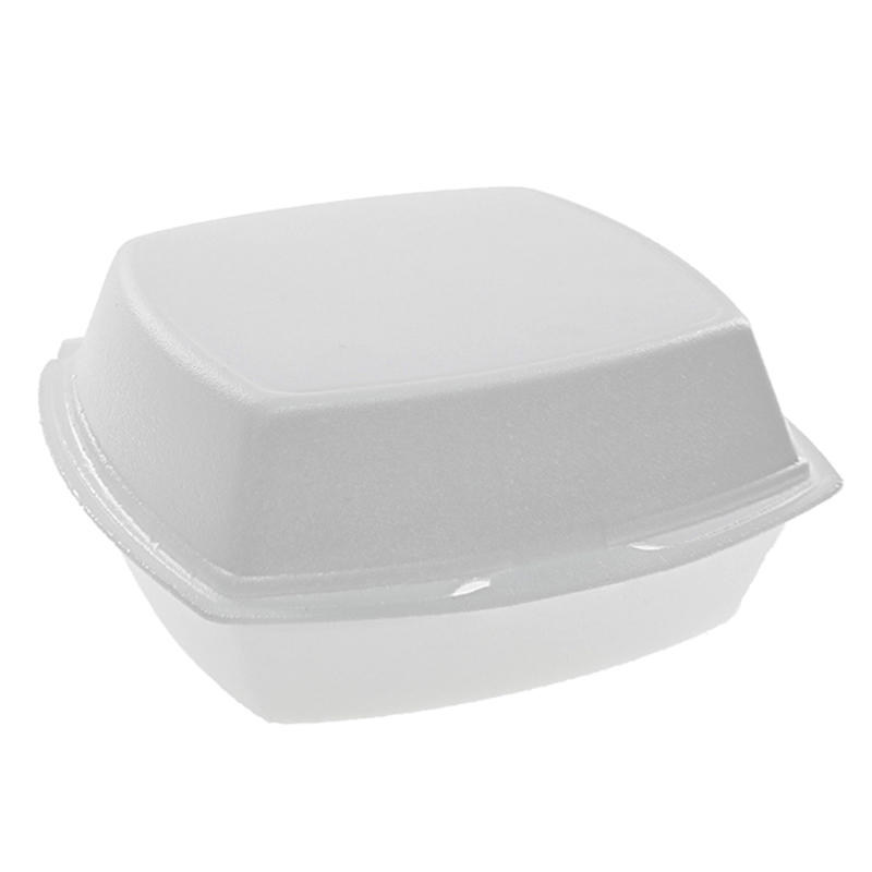 Pactiv YTH102060000 Foam Food Container 9-3/16 x 6-1/2 x 1-5/8