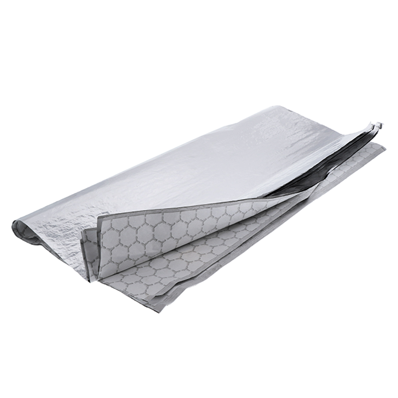 14 x 16 plain cushion fold foil sandwich wraps pactiv evergreen