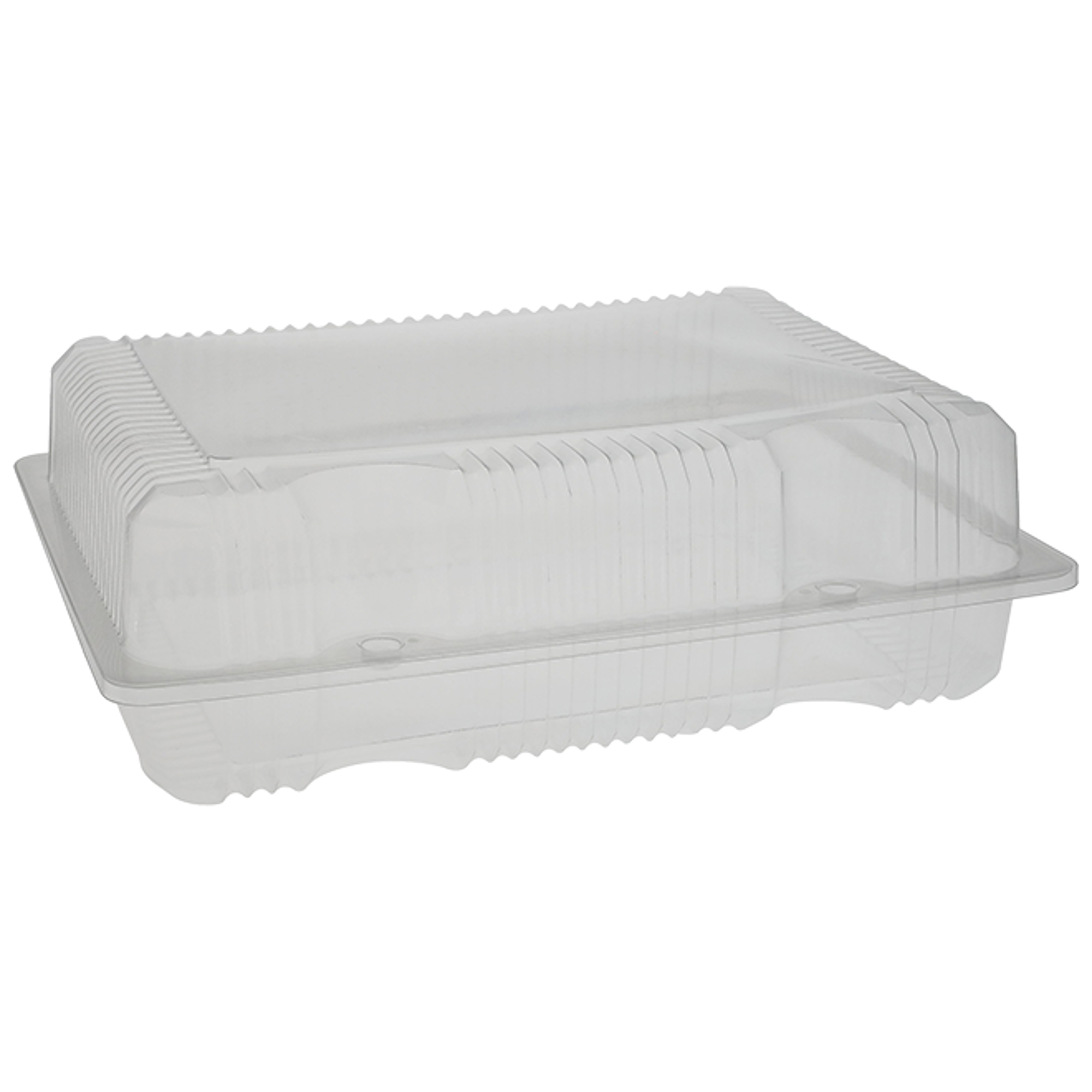 13'' x 10'' x 4.25'' PET Hinged Lid Bakery Container | Pactiv