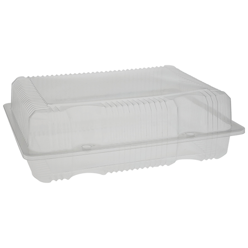13'' x 10'' x 4.25'' PET Hinged Lid Bakery Container | Pactiv 13'' x 10'' x 4.25'' PET Hinged Lid Bakery Container | Pactiv