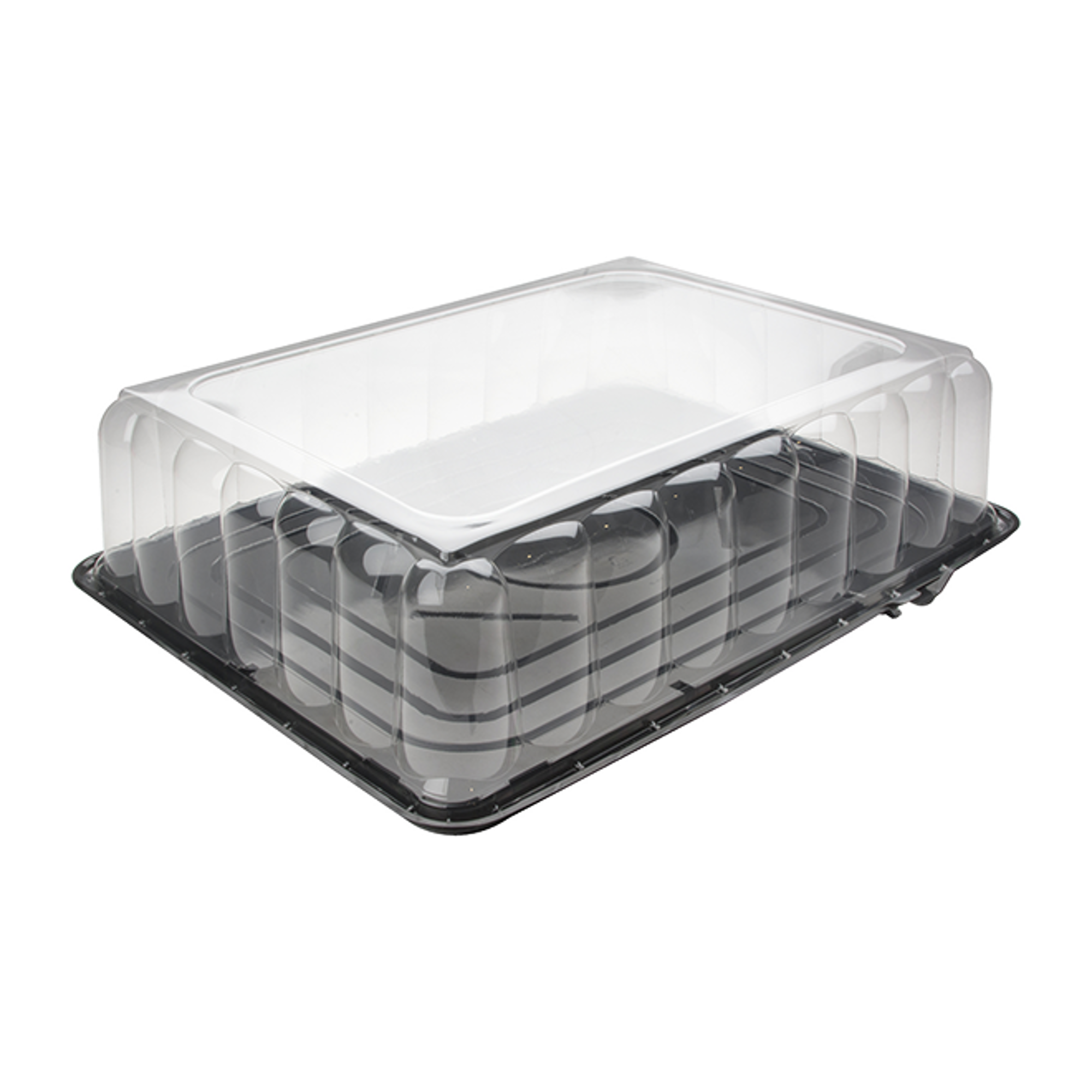 5” RoseDome™ and Black Cake Base with Tab on Long Side for 1