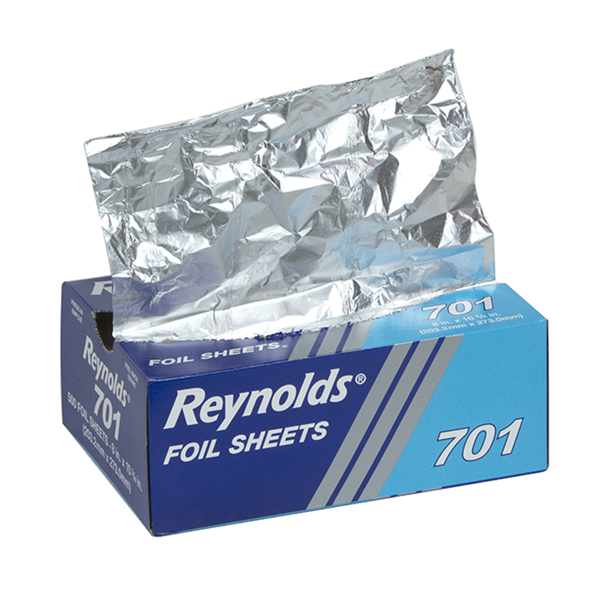 Pactiv Individual Aluminum Foil Sheets, 12 x 10 3/4, 500 Sheets Per Pack,  Case Of 6 Packs