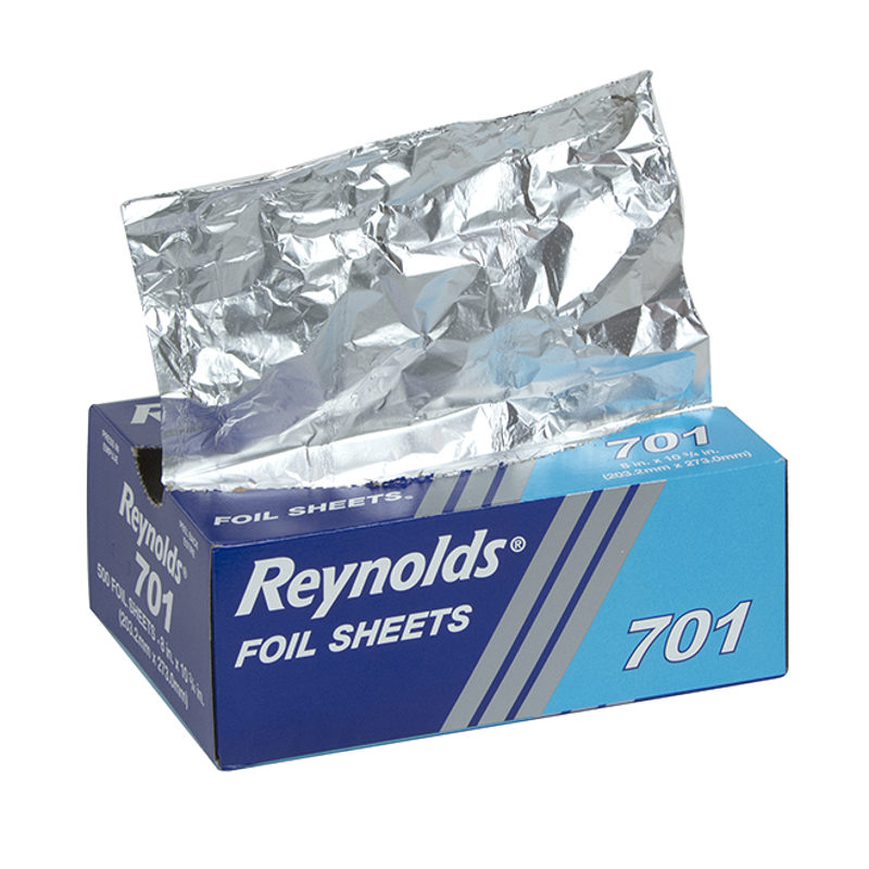 Inteplast Get Reddi® Pop-Up Aluminum Foil Sheets - 9 x 10.75