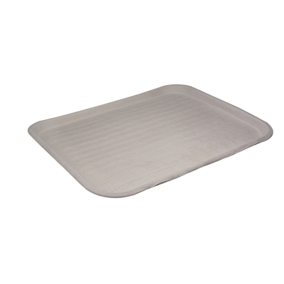 Molded Fiber Flat Tray Shallow - 6.0 x 6.0 x 1.0 – Corapak