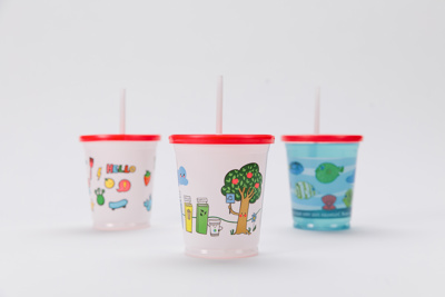 12 oz. Kids Cups Combo Pack, Recycle Friends Stock Print - Includes Cups,  Lids, & Straws