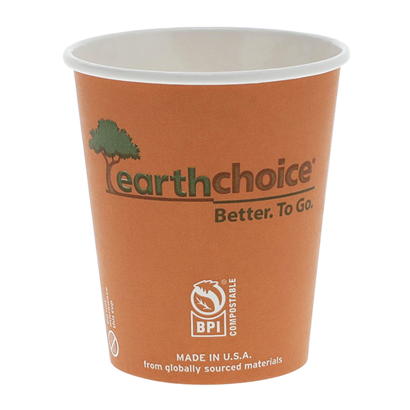 8 oz. Compostable Paper Hot Cup | Pactiv Evergreen
