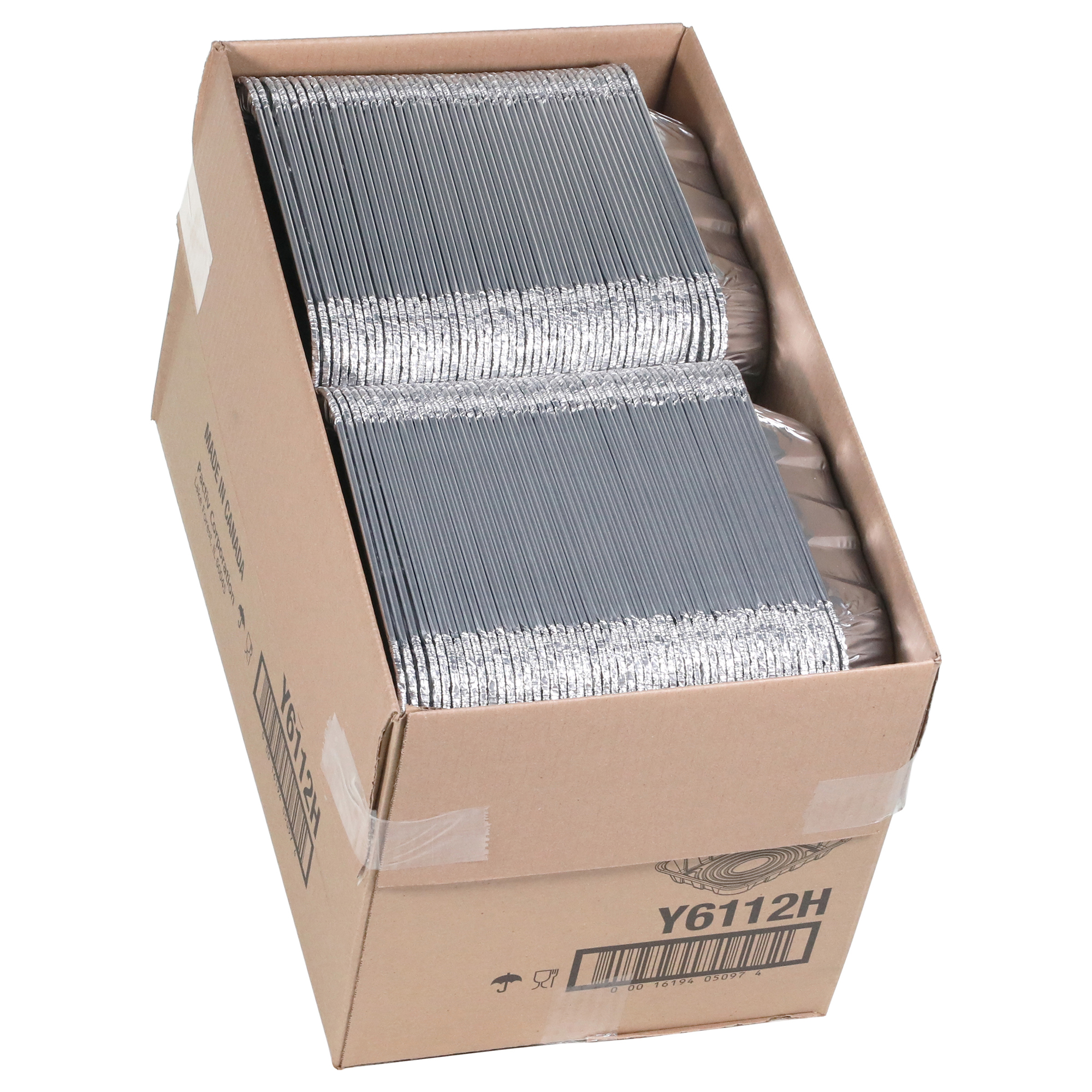 Y6112H ALUMINUM PAN HALF SIZE “MEDIUM DEEP” 40/CT WT:11.5LB