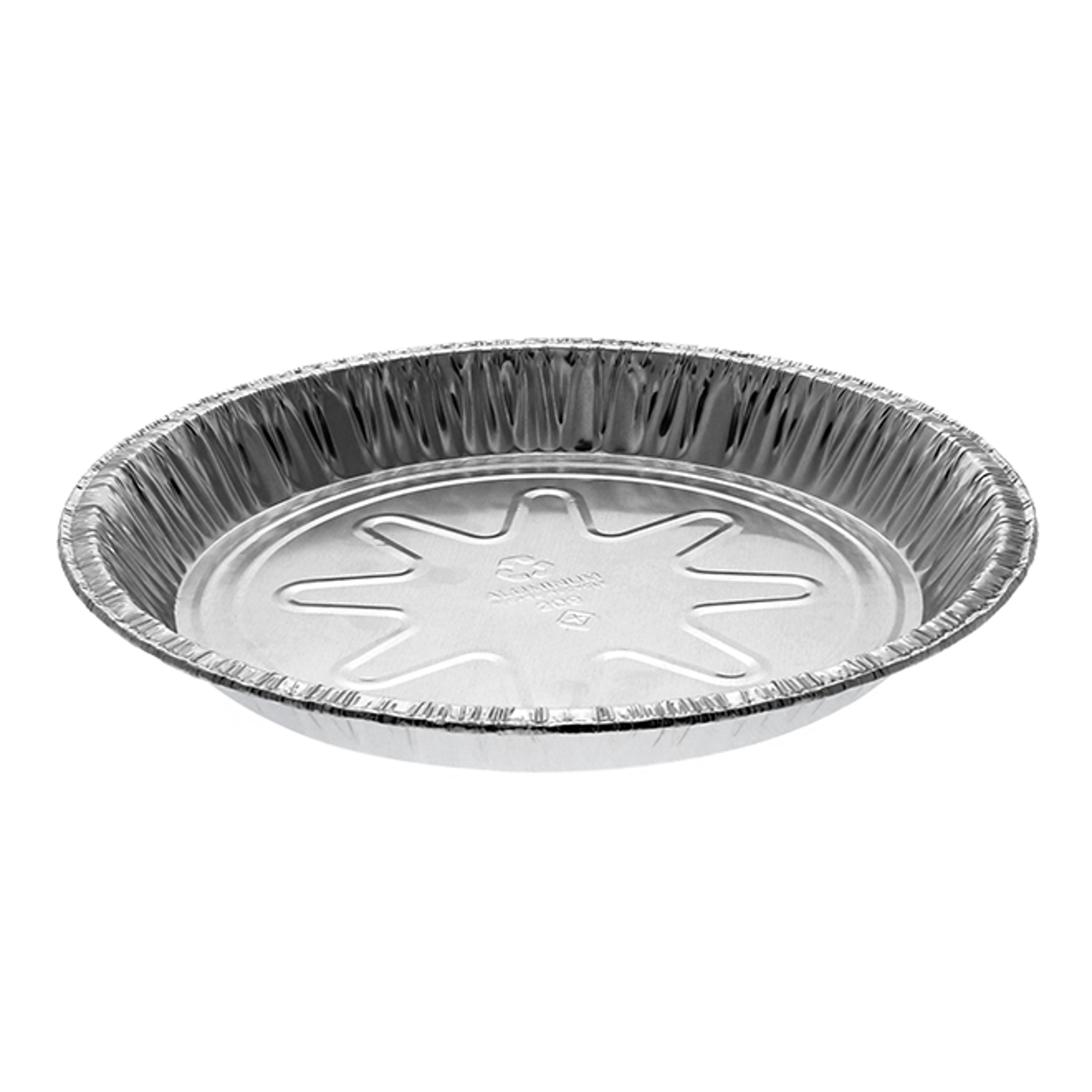 9 Aluminum Medium Pie Plate Silver 400 Ct. Pactiv Evergreen