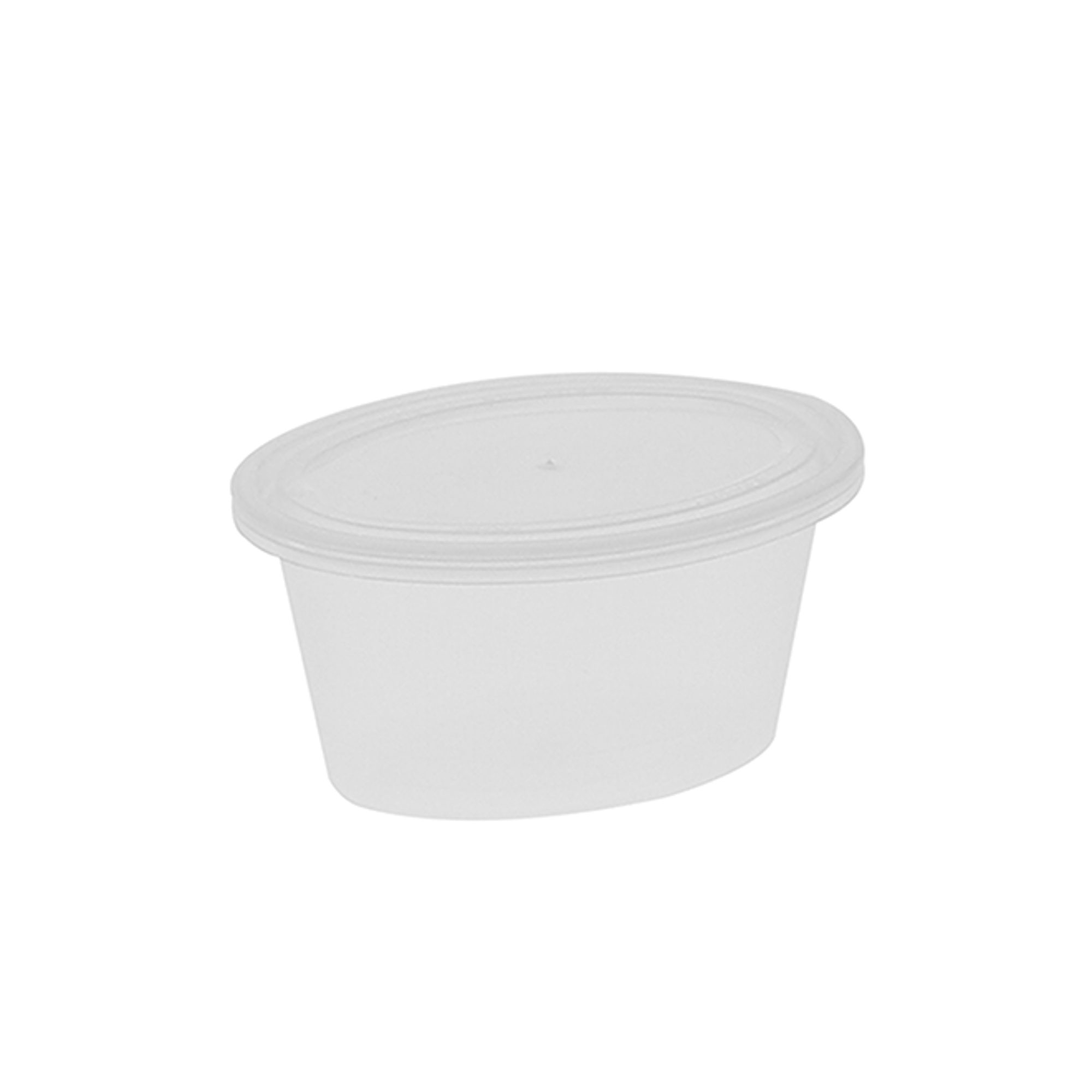 Ellipso® 3 oz. Microwavable Portion Cup and Lid Combo, Translucent, 500 ct.
