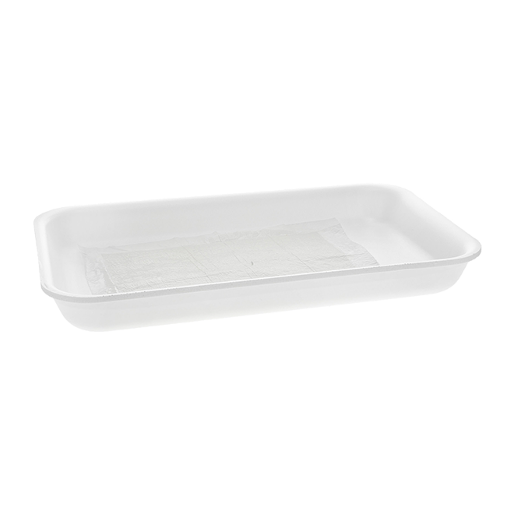 9x14 Polystyrene Foam Processor Tray with SAP Pad | Pactiv Evergreen