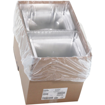 13'' x 10'' x 4.25'' PET Hinged Lid Bakery Container | Pactiv
