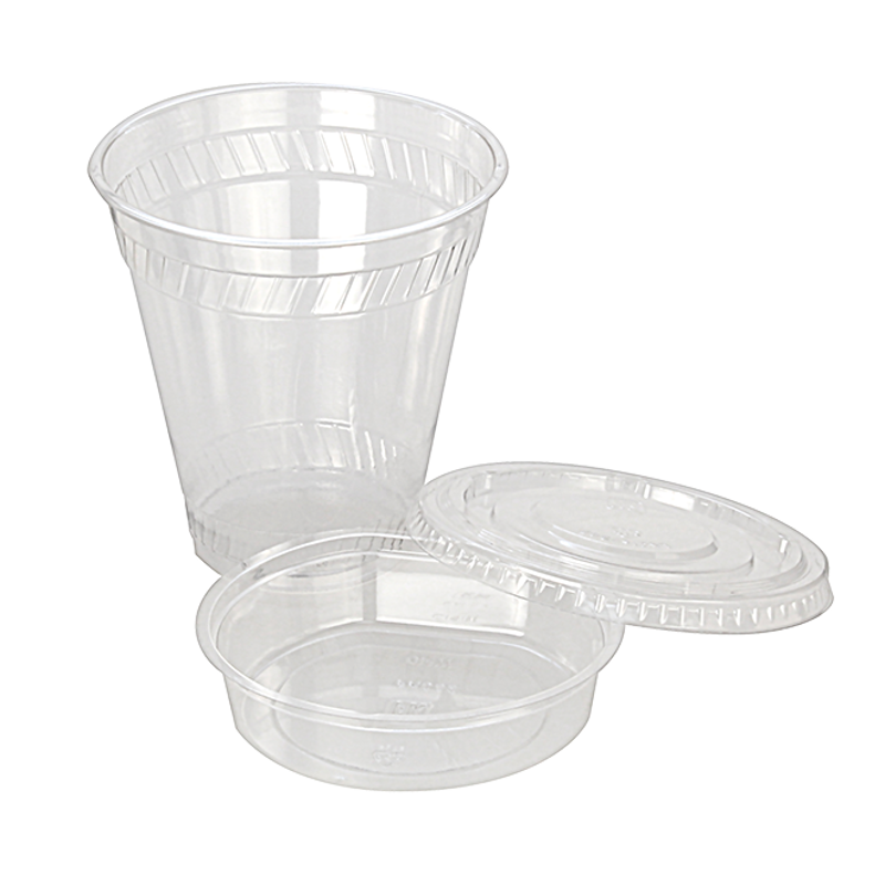 Kal-Clear 12/14 oz. Combo Pack - PET Cups, Flat Lids, and Inserts ...