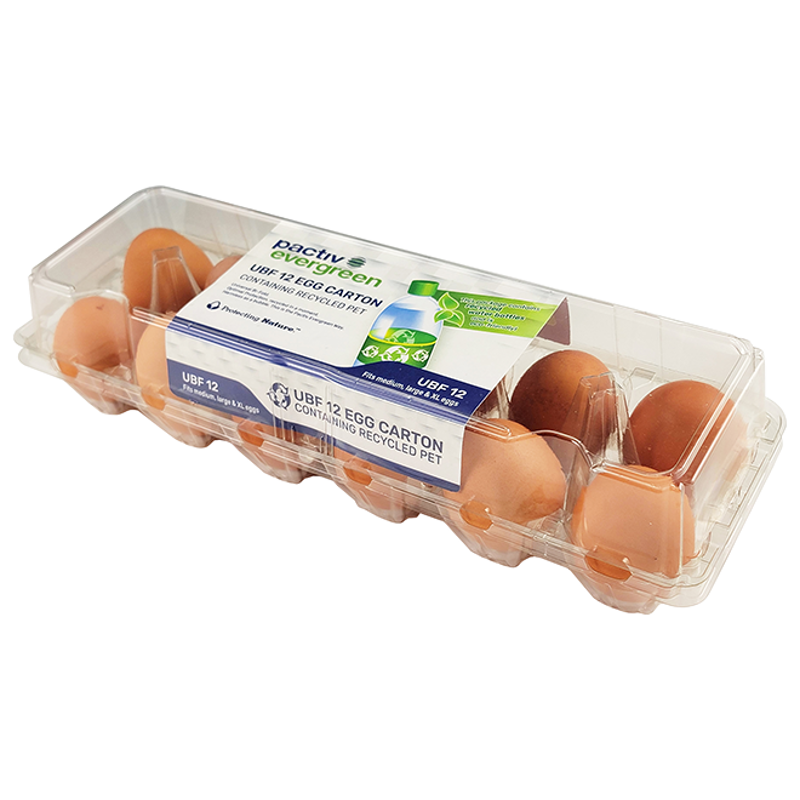 2 x 6 Universal Bi-Fold Egg Carton | Pactiv Evergreen