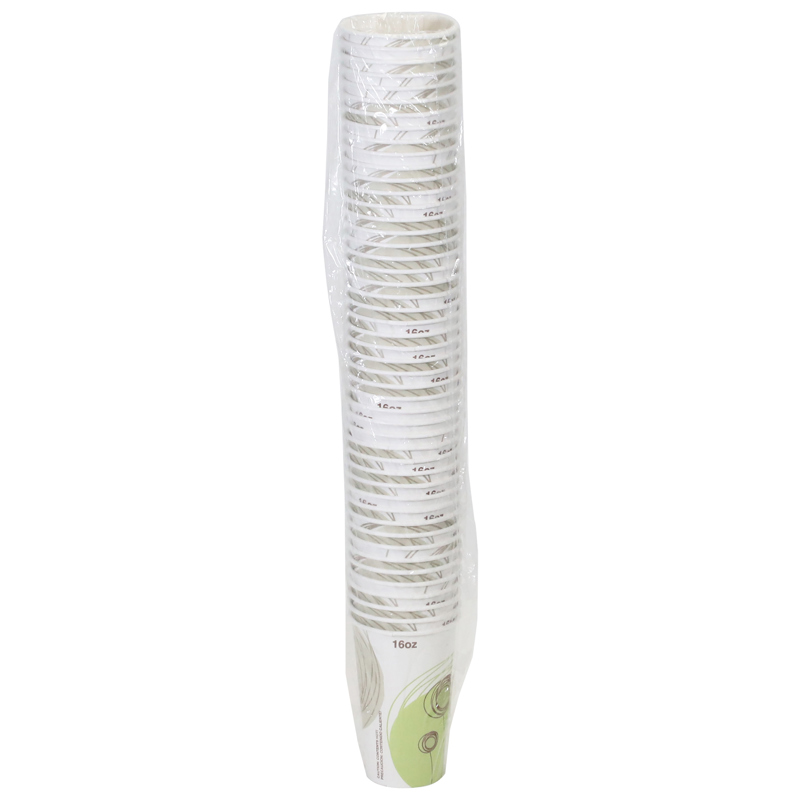 Monogram 16 oz. Paper Hot Cup | Pactiv Evergreen