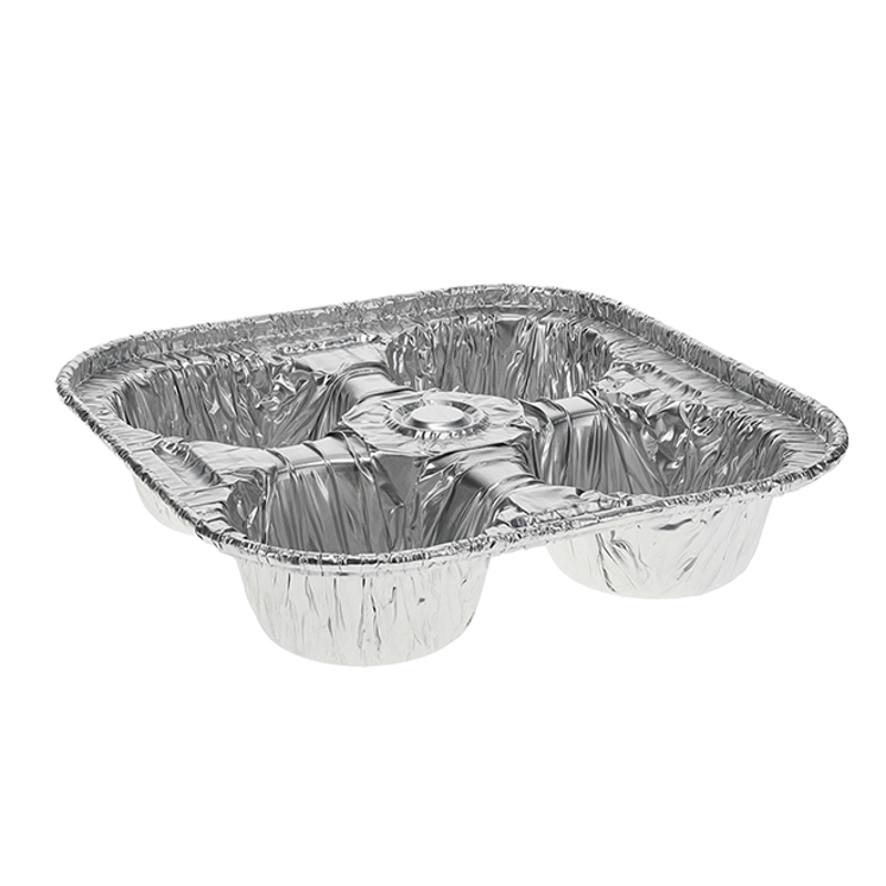Four Cup Aluminum Muffin Pan | Pactiv Evergreen
