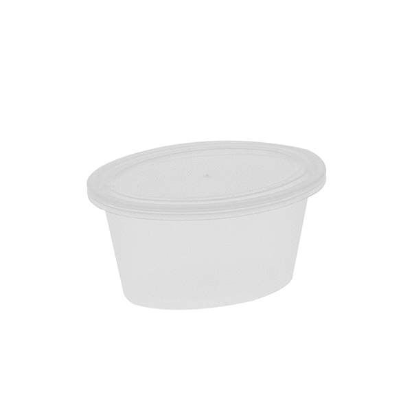 360 Sets - 4 oz] Plastic Portion Cups with Lids, 4 oz Plastic