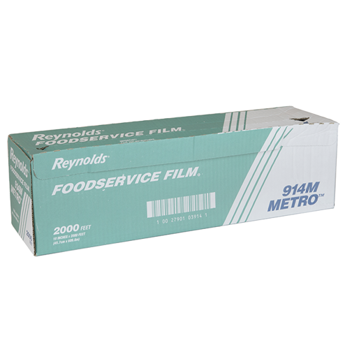 Reynolds® 12 x 2,000' Food Service Plastic Film Wrap with Metal Serrated  Cutter