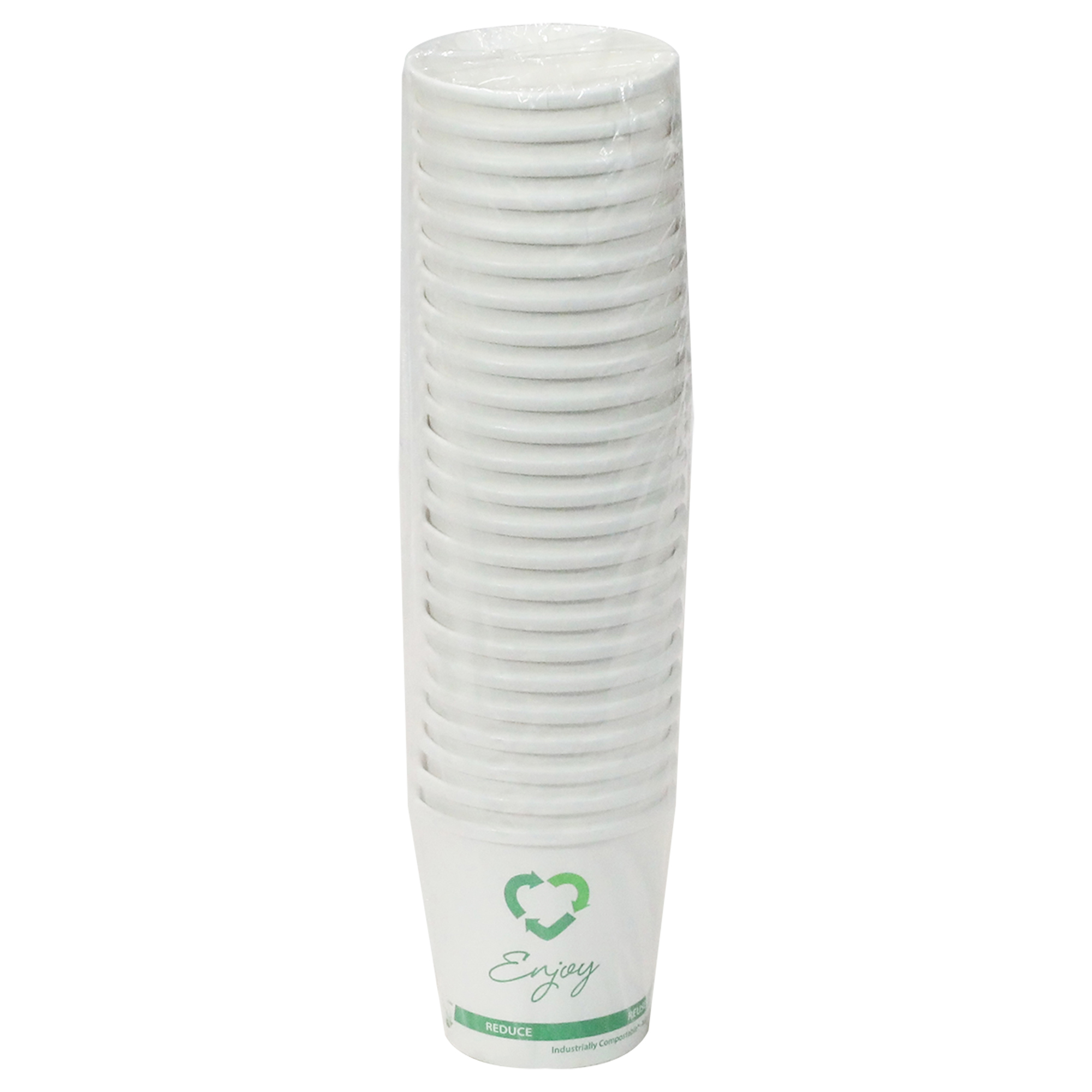 Sysco Earth Plus 16 oz. Compostable Paperboard Soup Cup