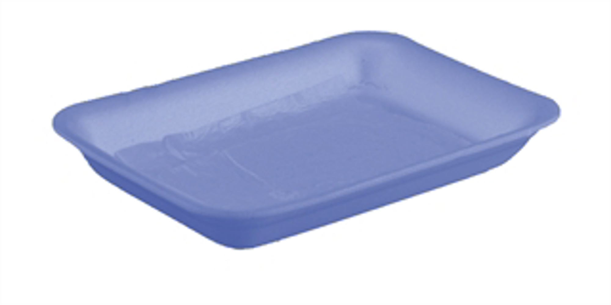 807P Polystyrene Foam Processor Tray with Pad | Pactiv Evergreen