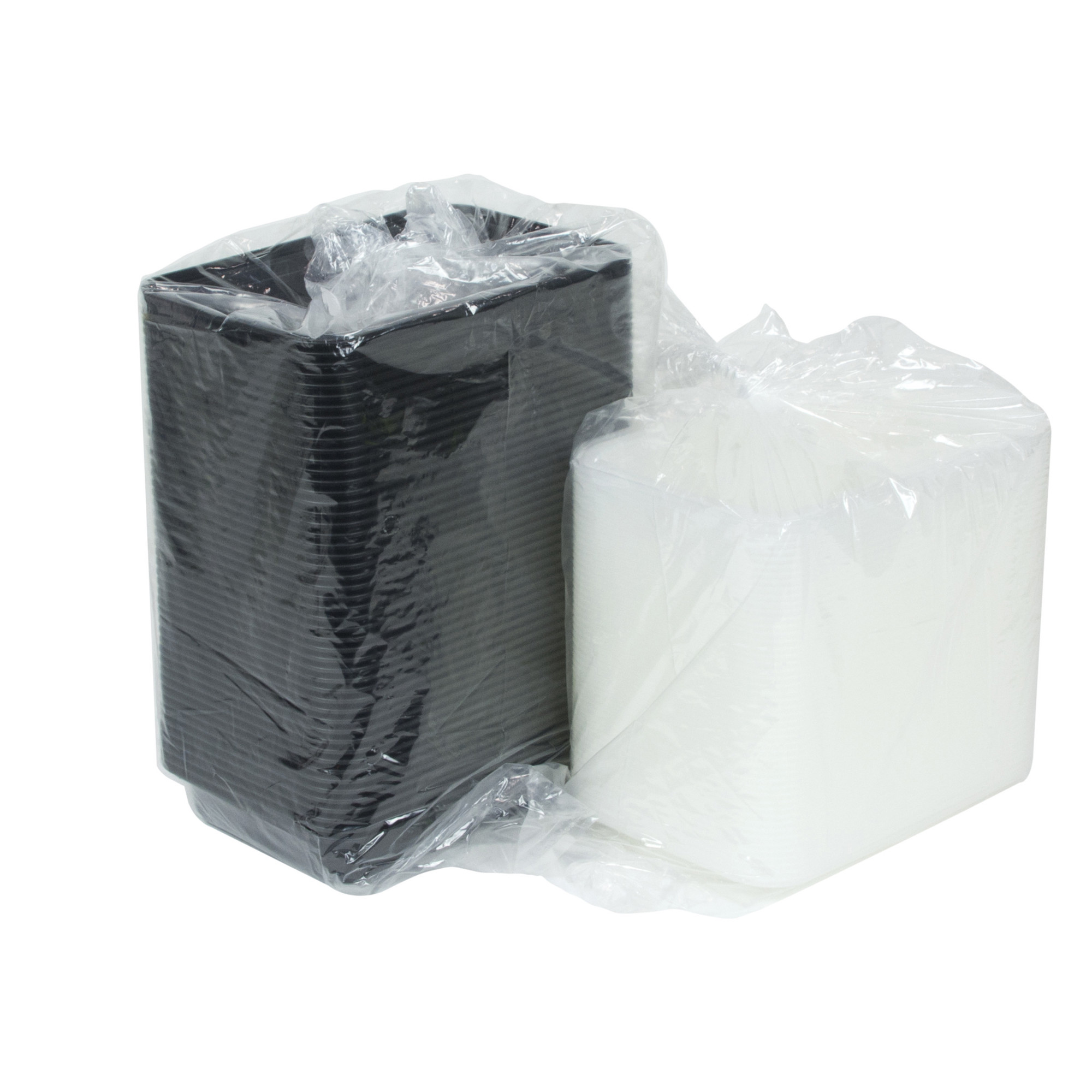 Pactiv VERSAtainers Black/Clear 38oz 6W x 8 1/2D x 2H 150/Carton