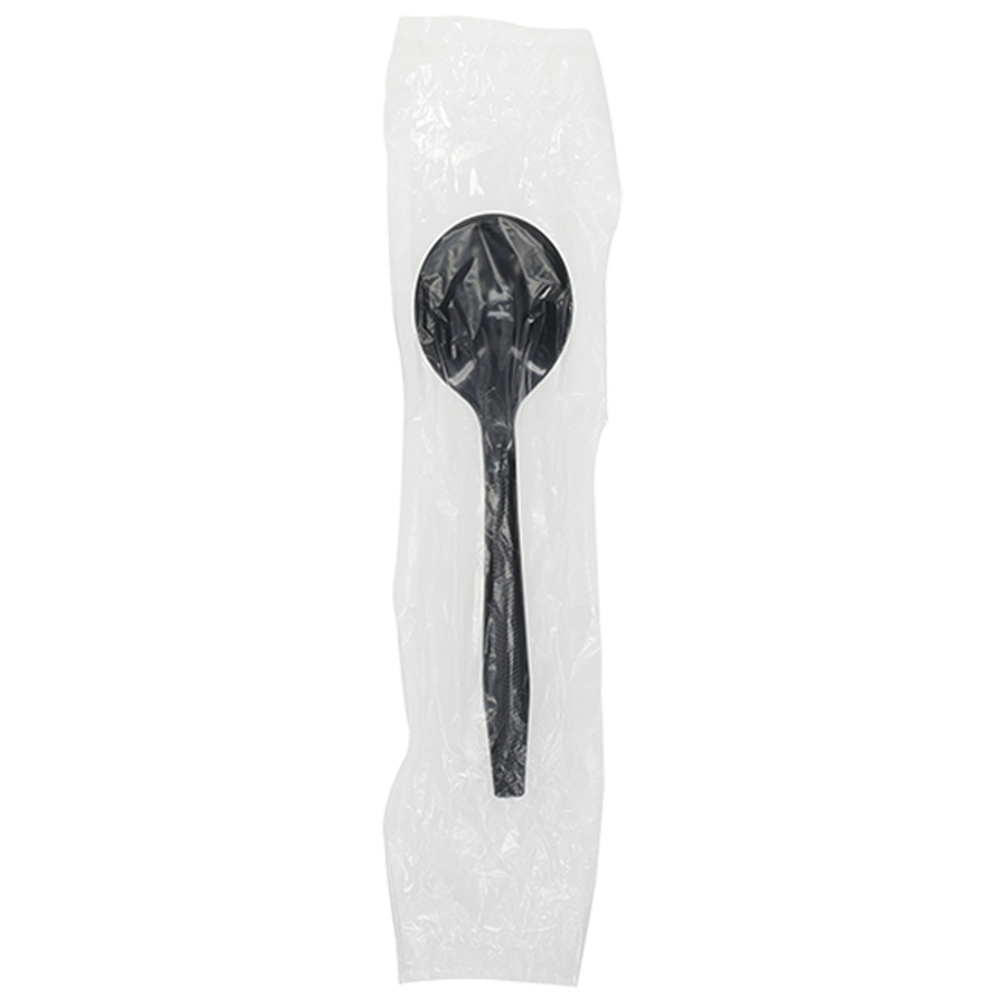 Meadoware® Medium-Heavy Weight Wrapped Plastic Soup Spoons