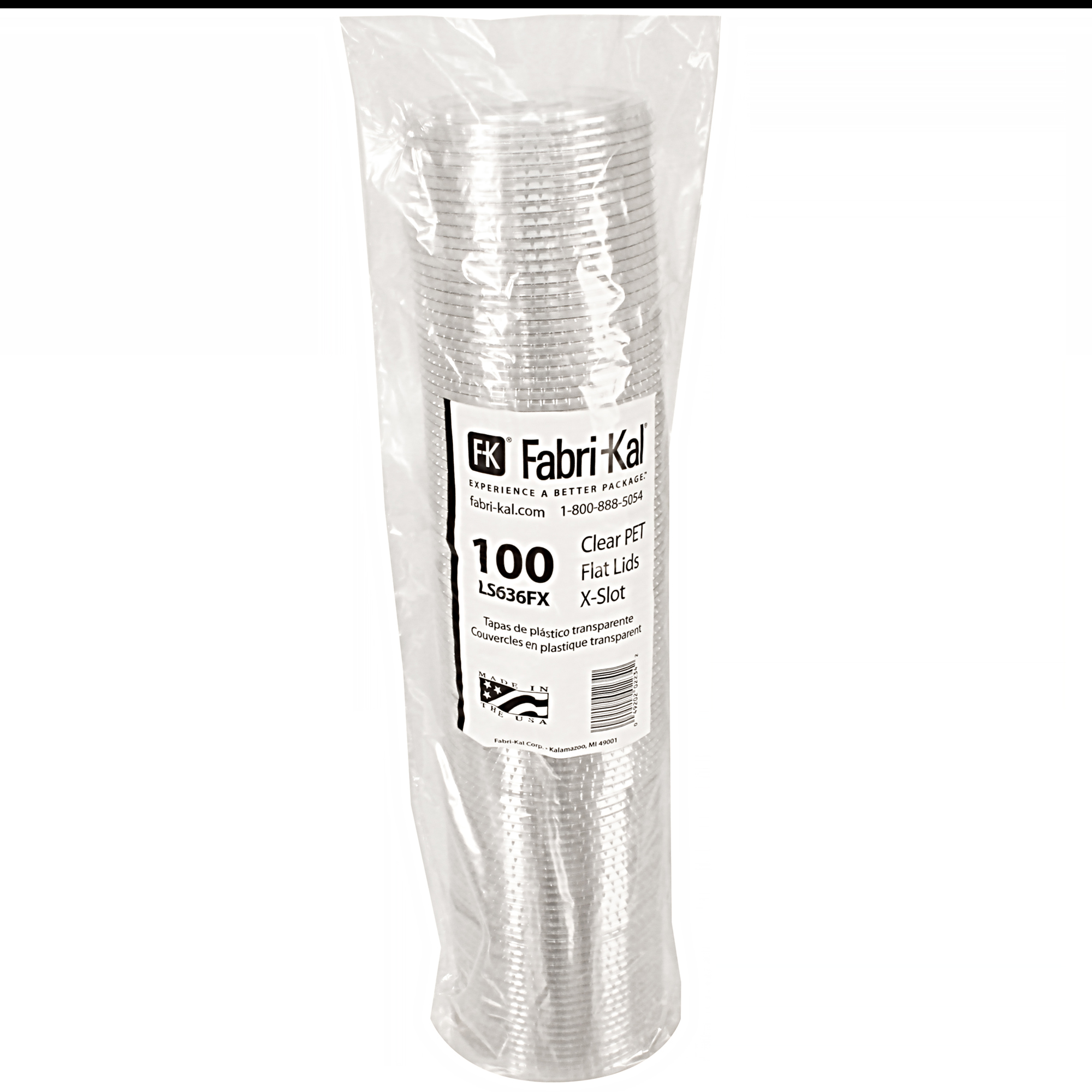 PET Flat X-Slot Lid | Pactiv Evergreen