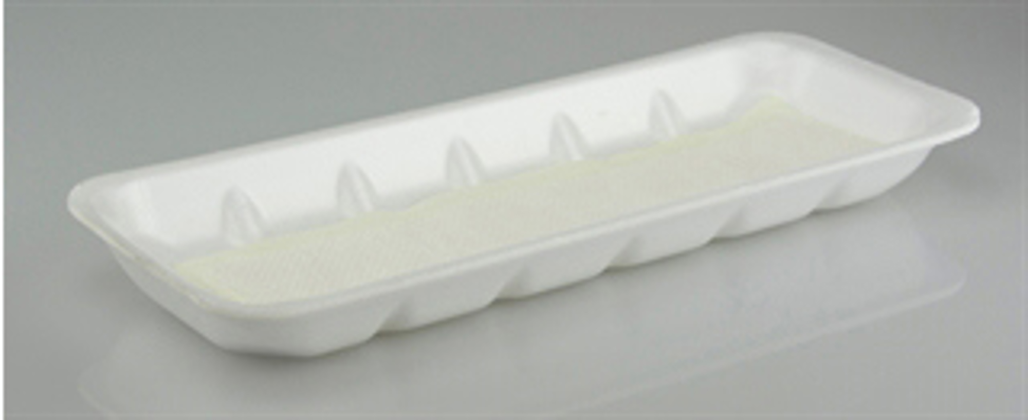 25D Polystyrene Foam Processor Tray with Inverted Pad | Pactiv