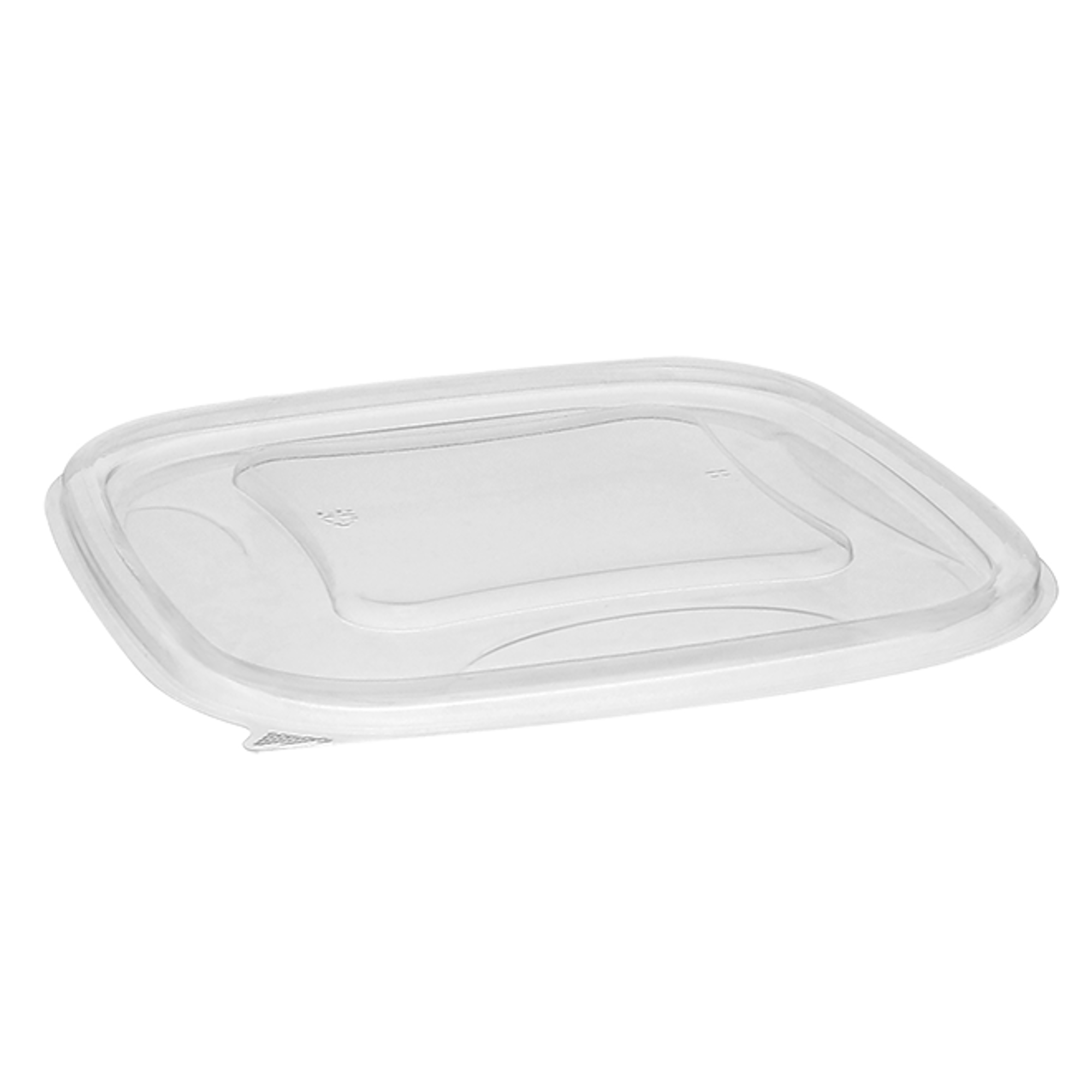 Tamper Tek 24 oz Rectangle Clear Plastic Container - with Lid