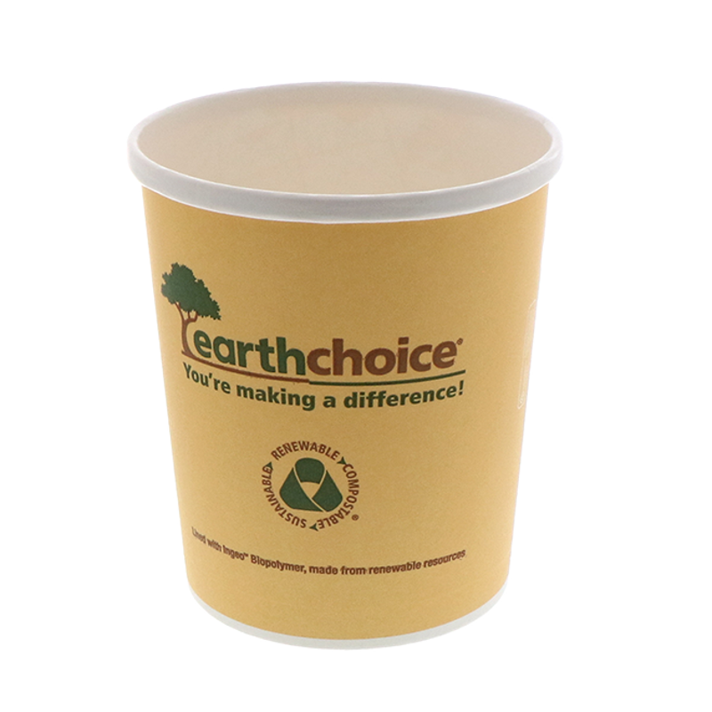 32 oz. Compostable Paper Soup Cup | Pactiv Evergreen