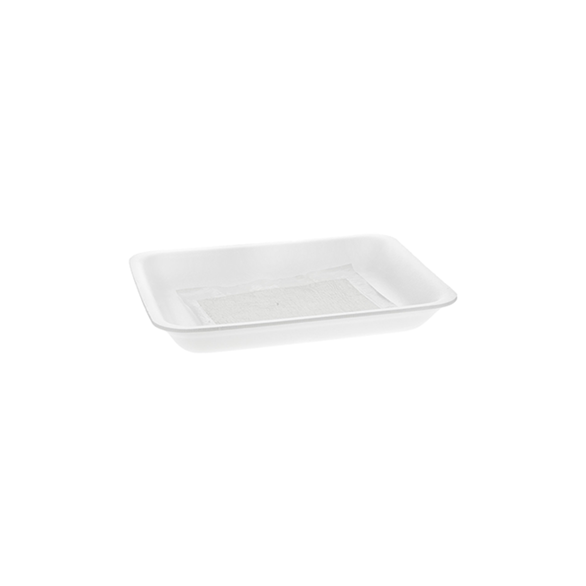 3P Polystyrene Foam Processor Tray with SAP Pad | Pactiv Evergreen